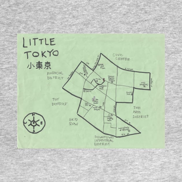 Little Tokyo by PendersleighAndSonsCartography